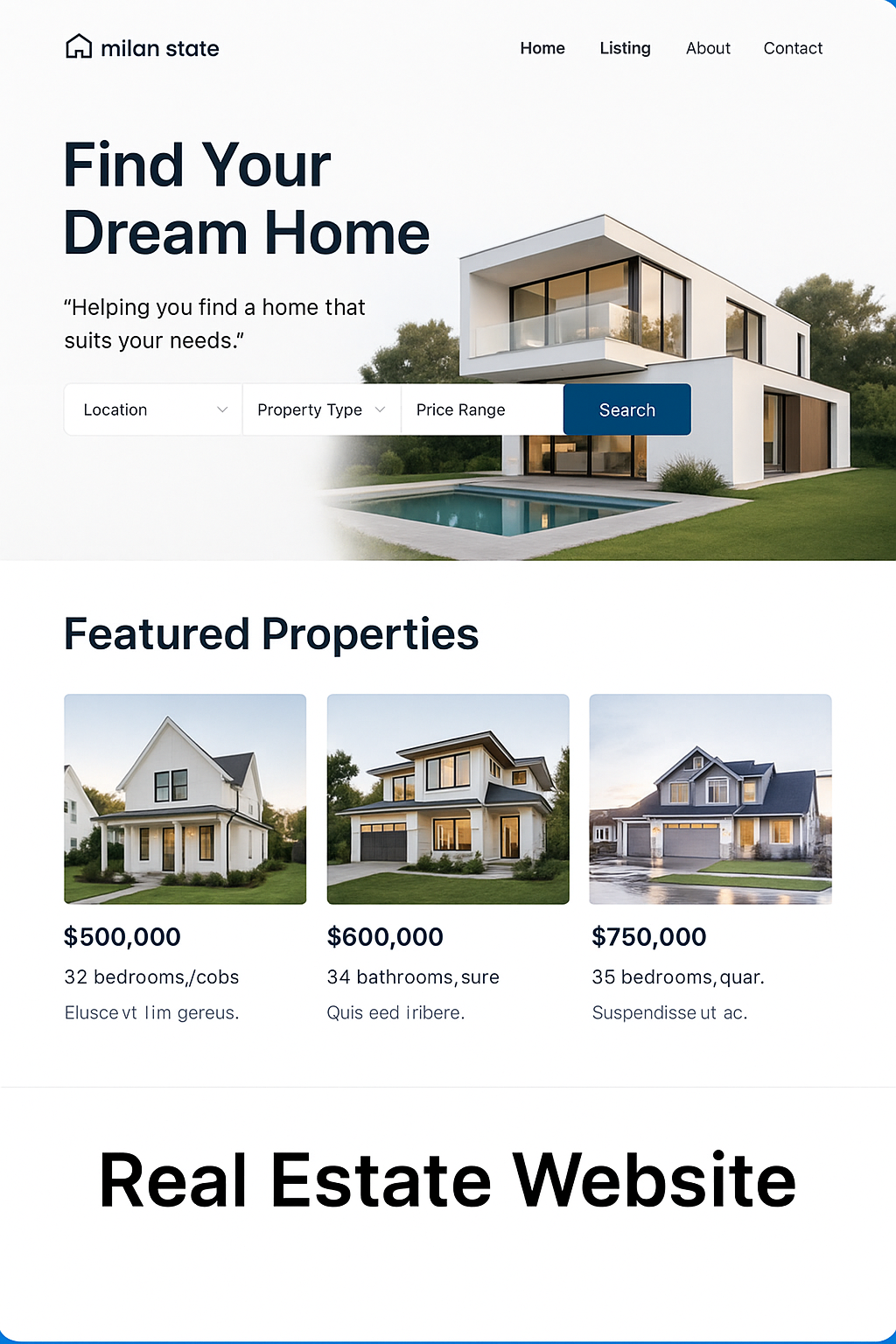 School Program Website